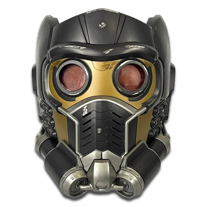 Samuel L Jackson, Paul Rudd Cast Signed Starlord Mask - JSA