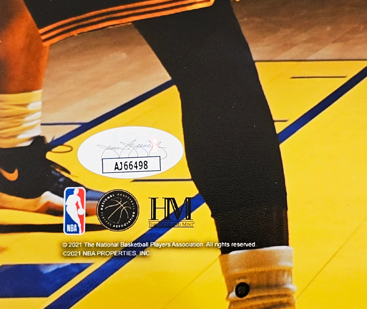 Stephen Curry Signed 16x20 Photo Golden State Warriors Layup - JSA