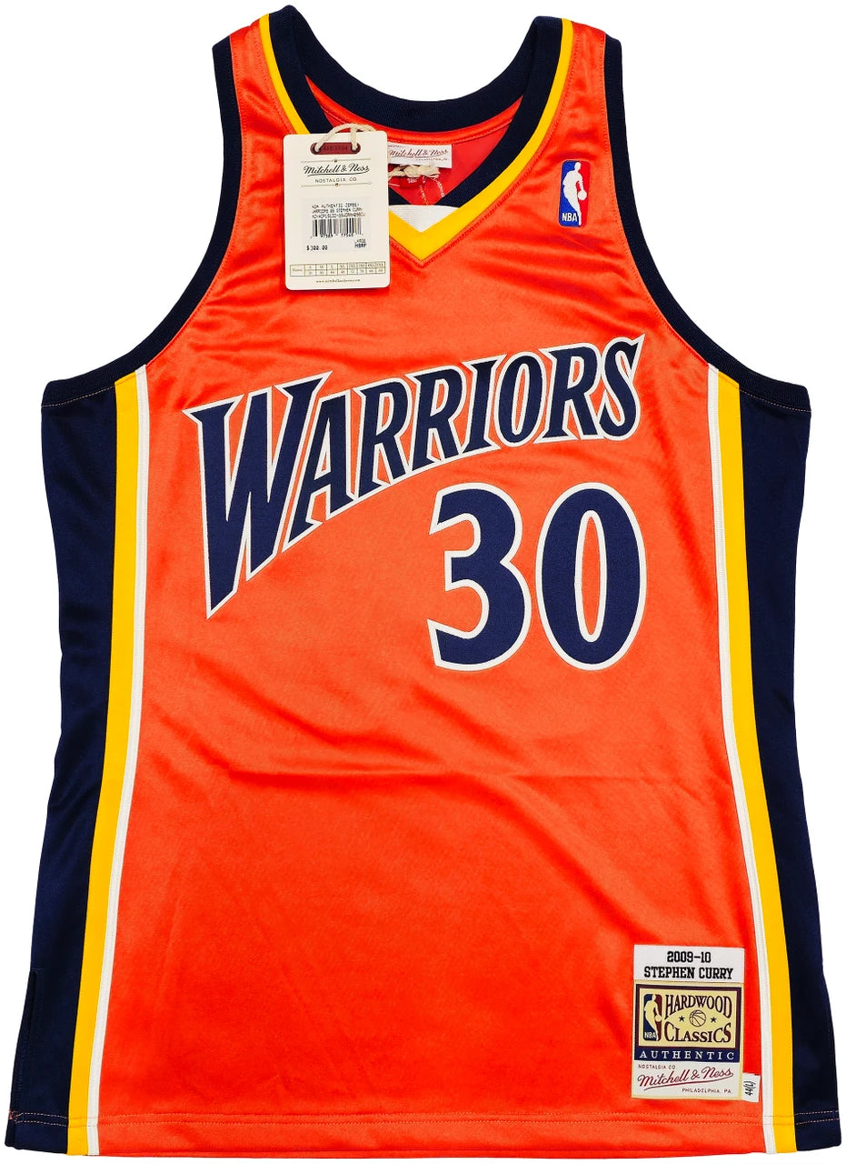 Stephen Curry Signed Mitchell & Ness 2009-10 Golden State Warriors "Bible Verse" Rookie Jersey - Beckett