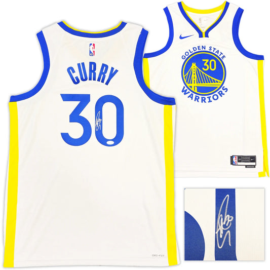 Stephen Curry Signed Nike Swingman Association Edition Golden State Warriors Jersey - JSA