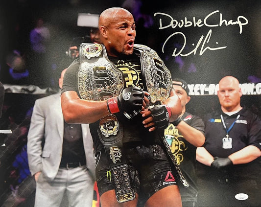 Daniel Cormier Signed “Double Champ” 16x20 UFC Photo - JSA Authenticated