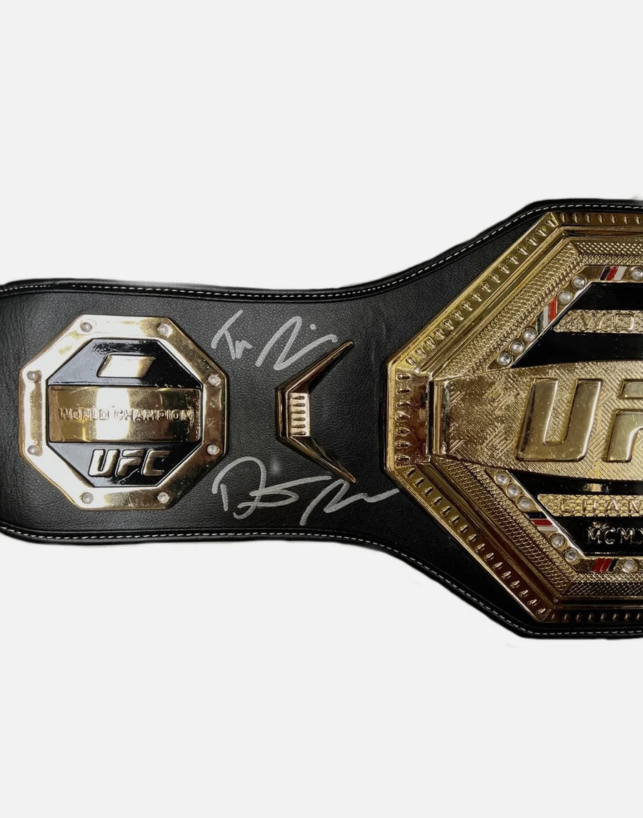 Dustin Poirier Signed Inscribed UFC Belt - JSA