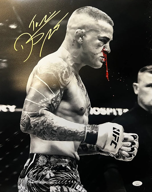 Dustin Poirier Signed 16x20 UFC Photo — JSA Authenticated