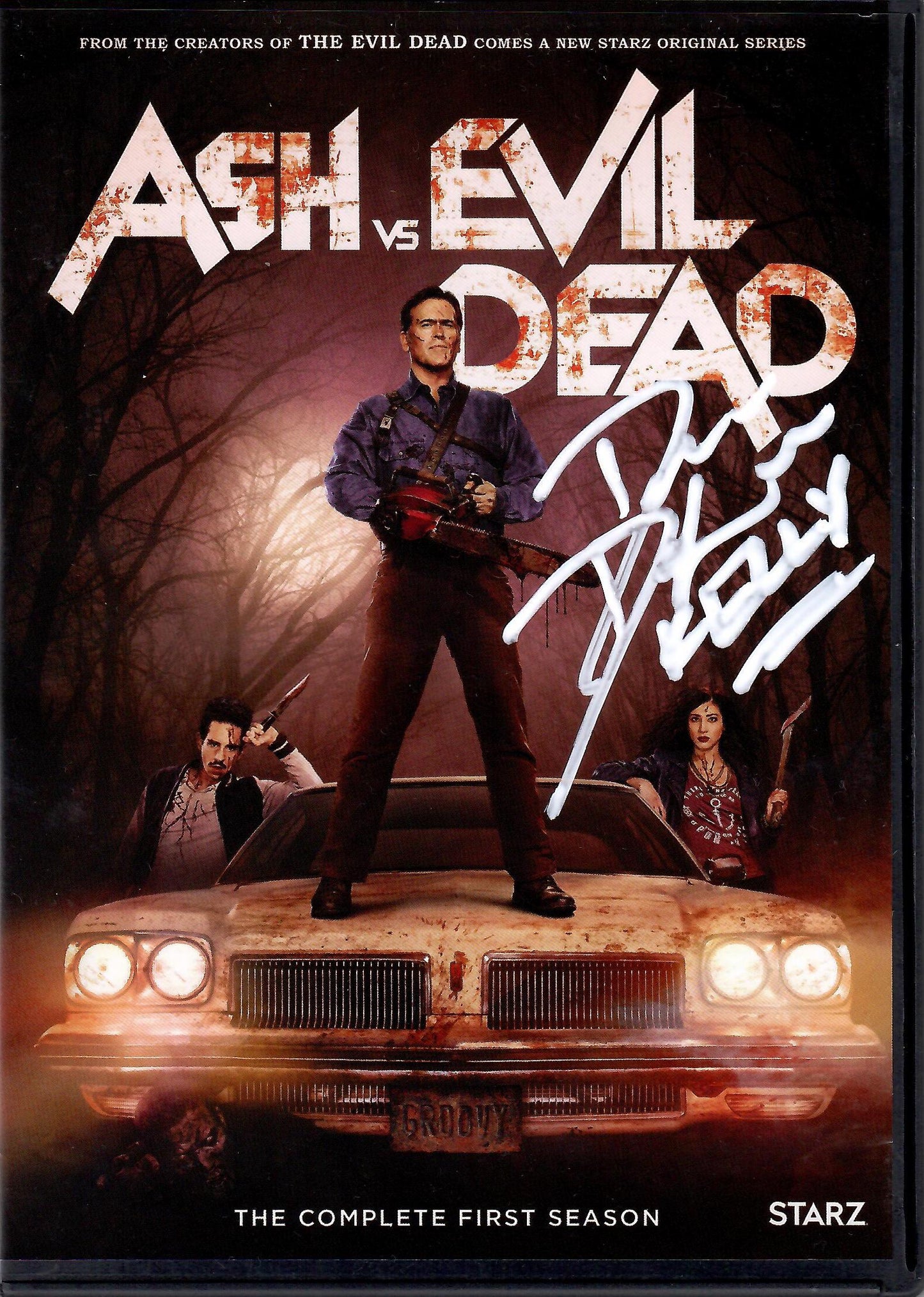 Dana DeLorenzo autographed signed inscribed DVD cover Ash vs Evil Dead JSA COA