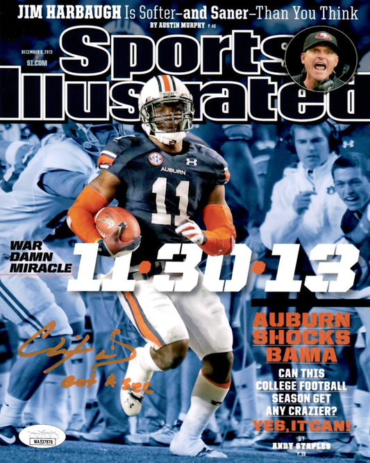 Chris Davis Jr. autographed signed inscribed 8x10 NFL Auburn Tigers JSA COA