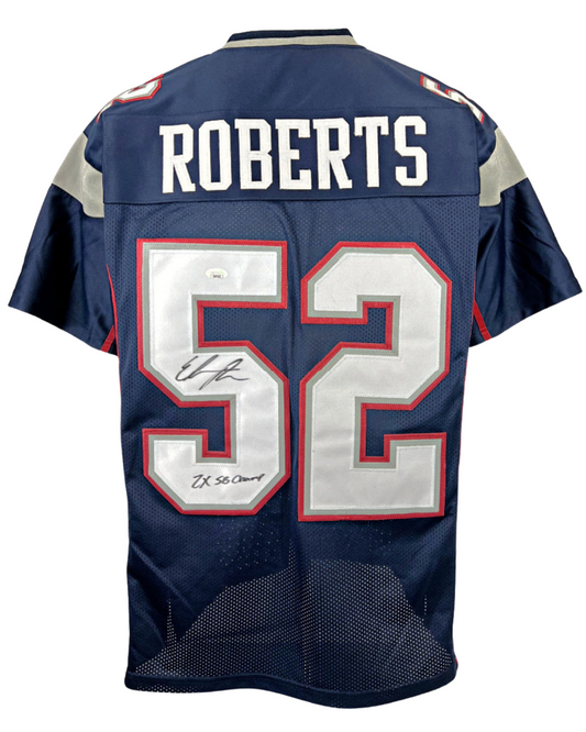 NFL New England Patriots Elandon Roberts Autographed Signed Inscribed Jersey JSA COA