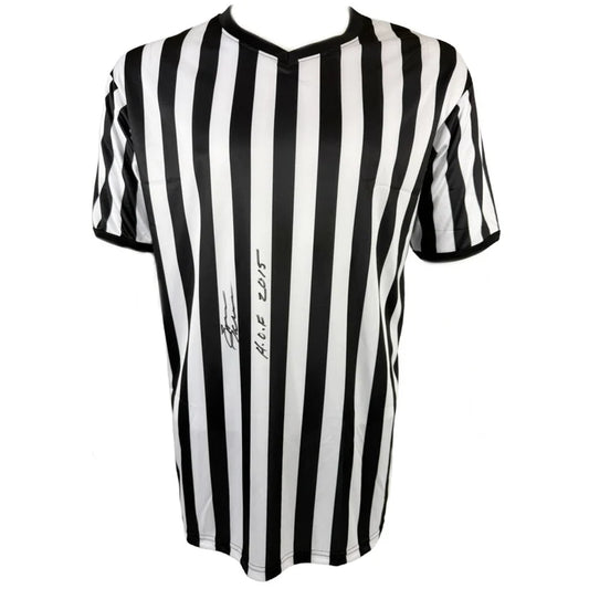 Earl Hebner Signed Inscribed  Referee T-Shirt - JSA