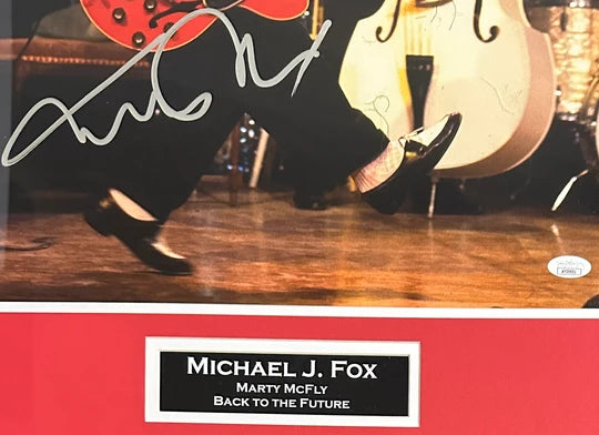 Michael J. Fox Signed Back To The Future Framed 16x20 - JSA