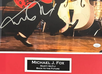 Michael J. Fox Signed Back To The Future Framed 16x20 - JSA