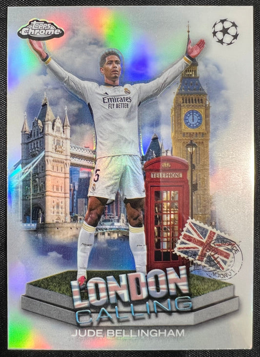 Jude Bellingham 2023-24 Topps Chrome London Calling #LC-4 Silver