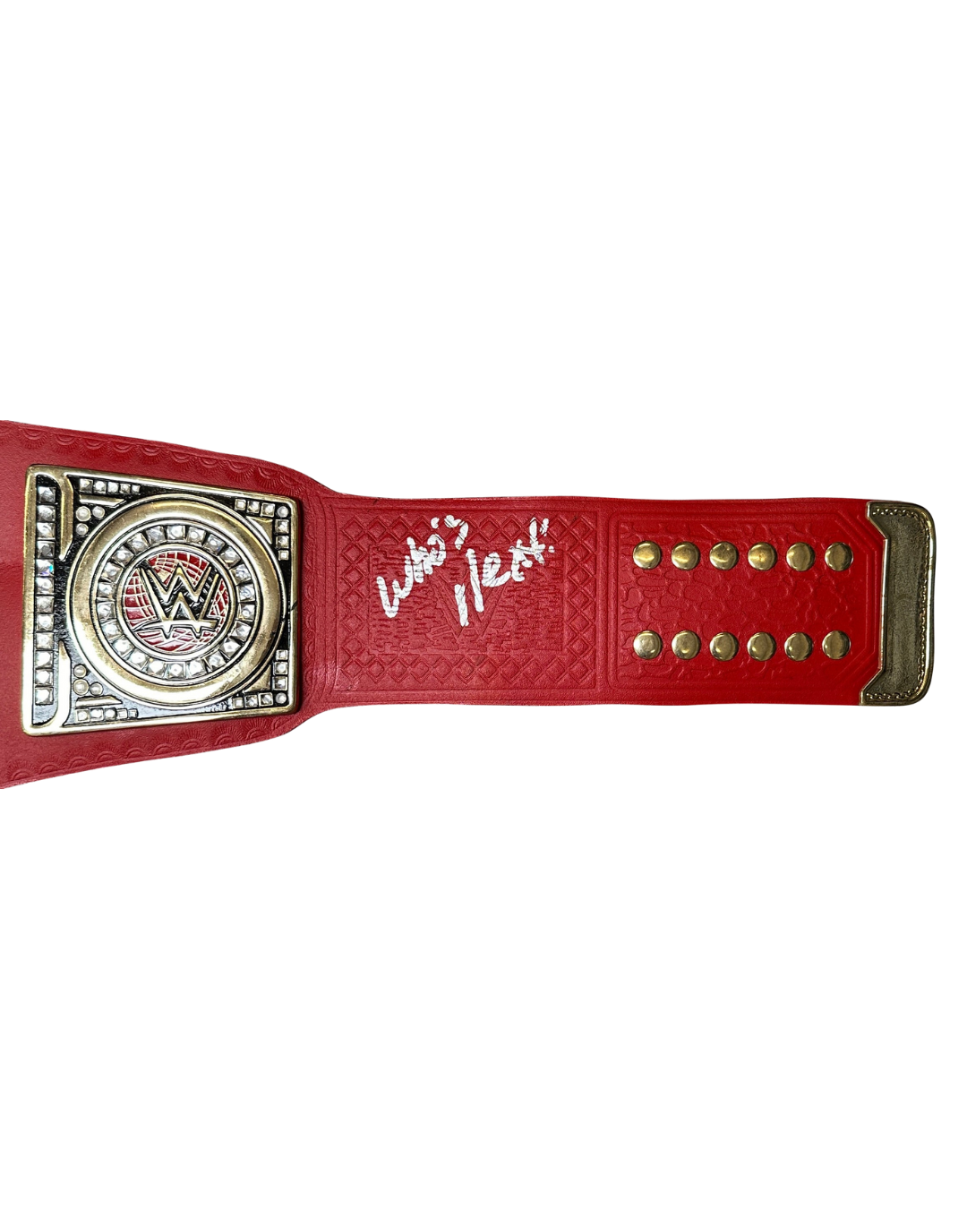 WWE WCW Bill Goldberg Autographed Signed Inscribed Replica Championship Belt JSA COA