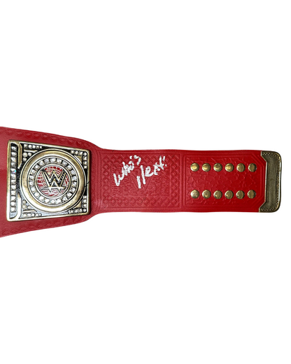 WWE WCW Bill Goldberg Autographed Signed Inscribed Replica Championship Belt JSA COA