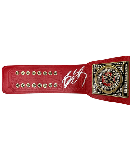 WWE WCW Bill Goldberg Autographed Signed Inscribed Replica Championship Belt JSA COA
