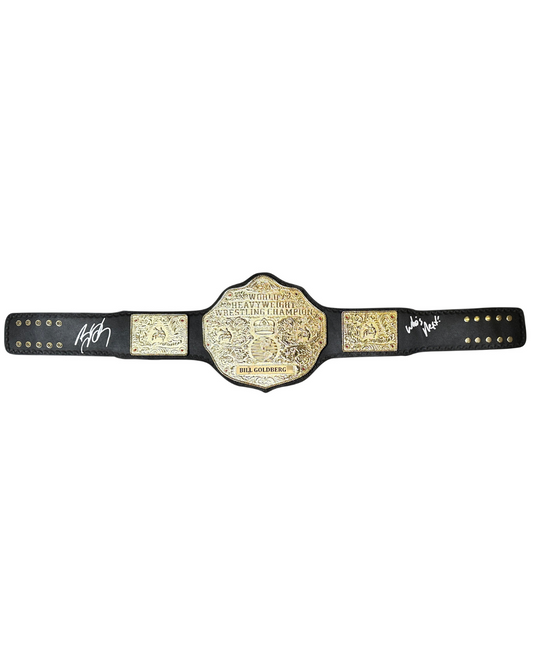 WWE WCW Bill Goldberg Autographed Signed Inscribed Replica Championship Belt JSA COA
