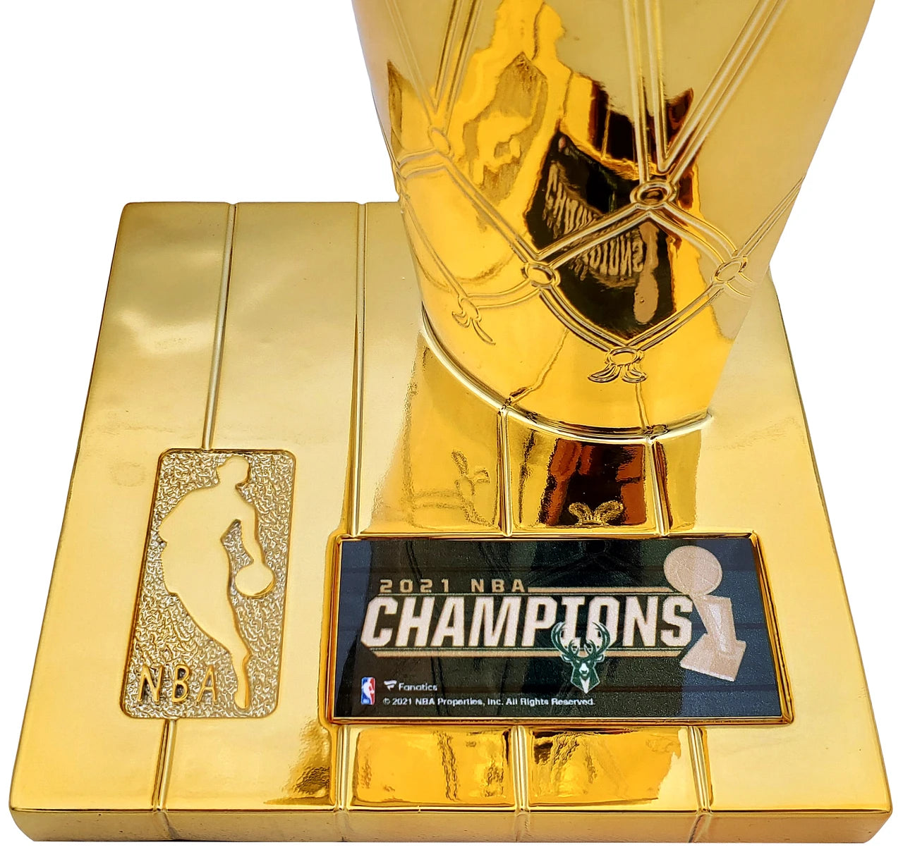 Giannis Antetokounmpo Signed Fanatics Mini Trophy Milwaukee Bucks - Beckett