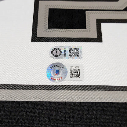 Manu Ginobili Signed Mitchell & Ness Swingman San Antonio Spurs Jersey - Beckett