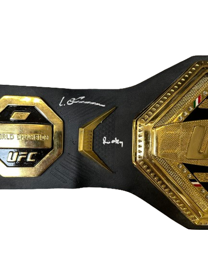 Leon Edwards autographed signed inscribed belt UFC JSA COA Rocky