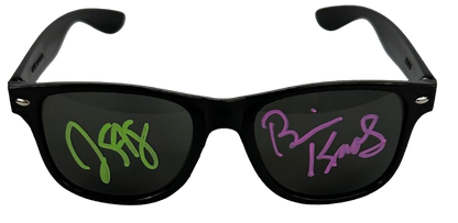 WWE WCW The Nasty Boys Brian Knobbs & Jerry Sags Autographed Signed sunglasses JSA COA