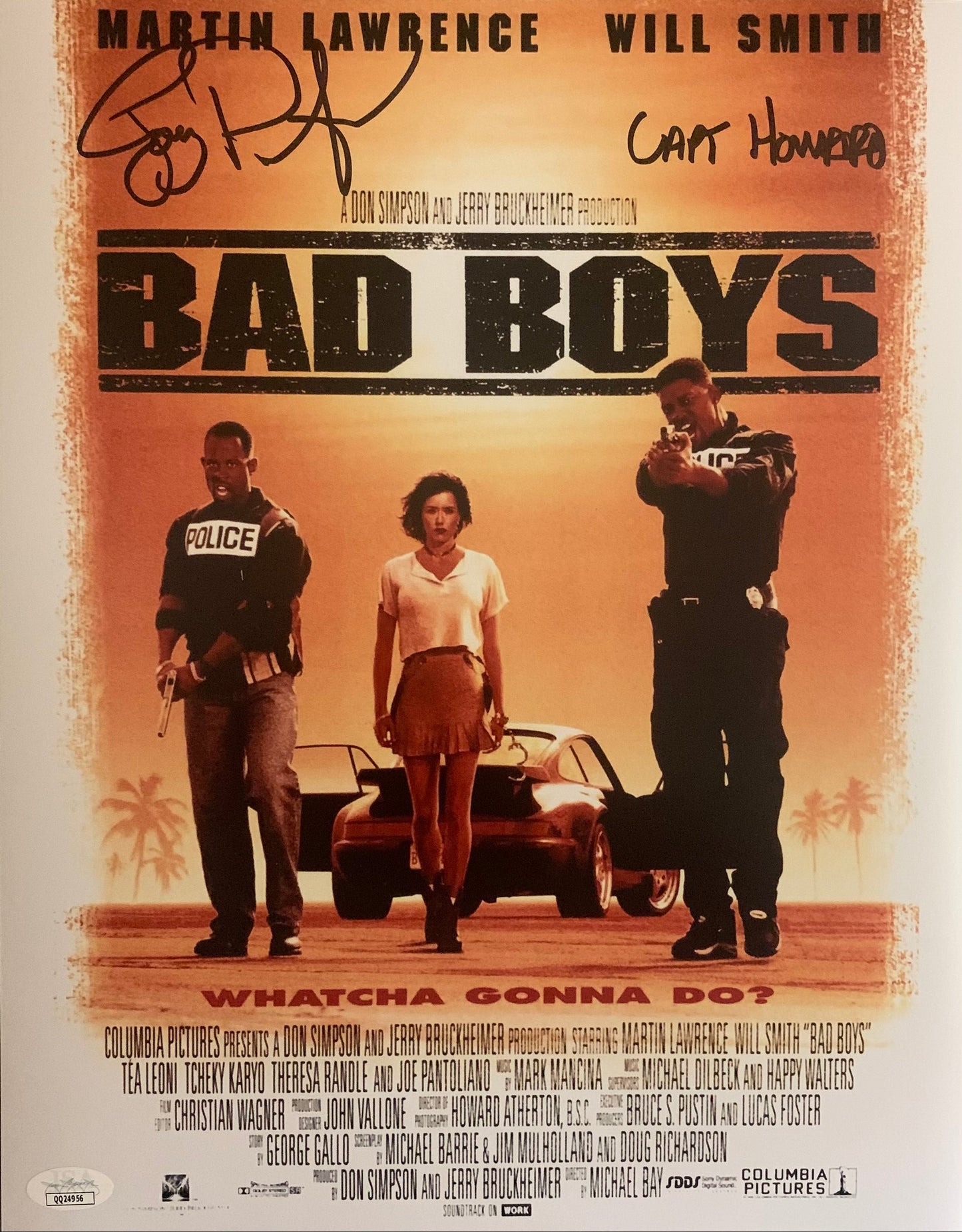 Joe Pantoliano autographed inscribed 11x14 photo JSA COA Bad Boys Captain Howard