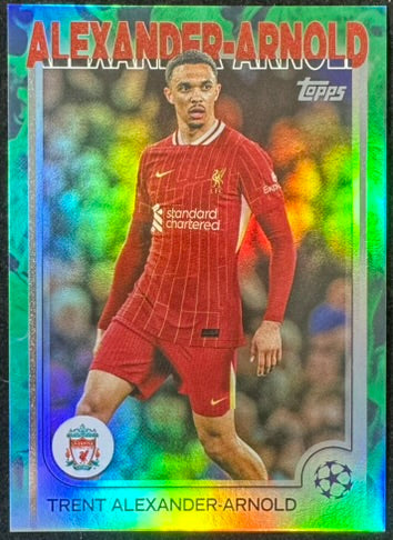 Trent Alexander-Arnold 2024-25 Topps UEFA Green /99 #104