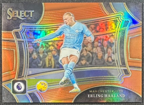 Erling Haaland 2023-24 Panini Select Orange #242 /75 Prizm