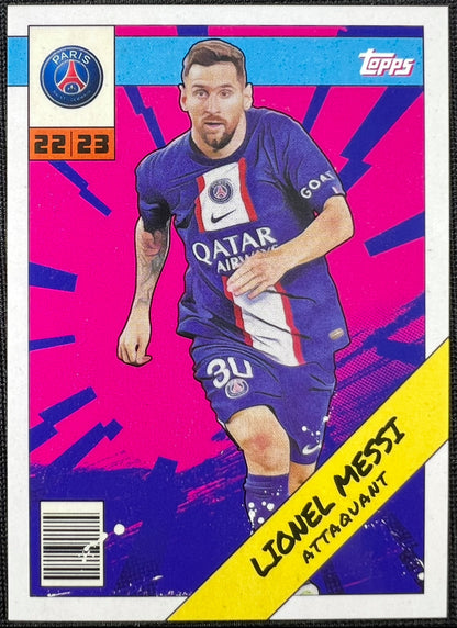 Lionel Messi Topps Fan Set Attaquant 2022/23 PAH-9 PSG