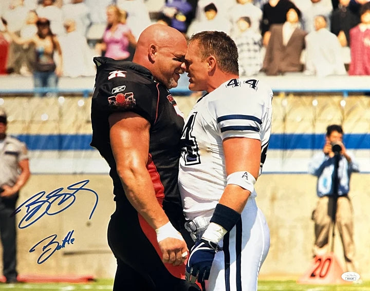 Bill Goldberg Signed Inscribed 16x20 The Longest Yard Photo - JSA