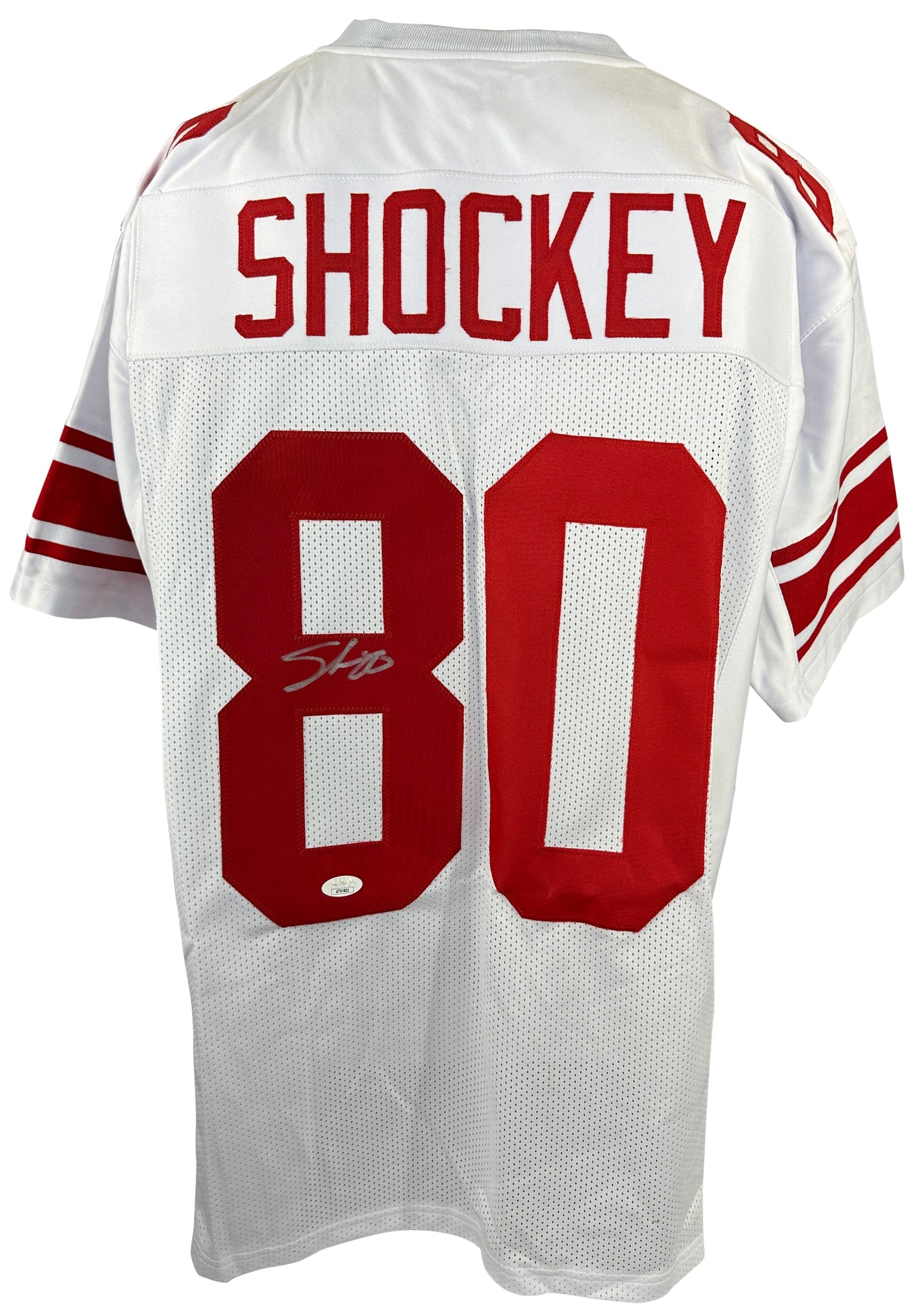 Jeremy Shockey autographed signed pro style jersey JSA COA