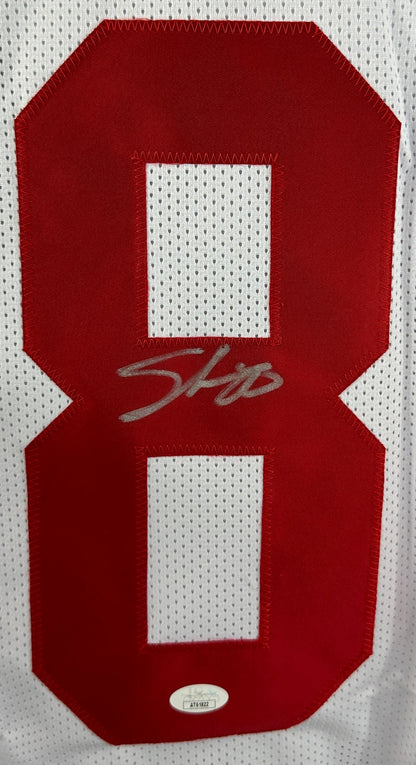 Jeremy Shockey autographed signed pro style jersey JSA COA