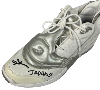 Allen Iverson Jadakiss dual signed V5 OG Sneaker pair JSA COA