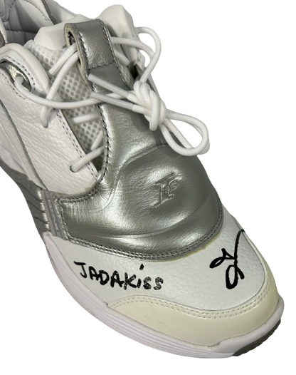 Allen Iverson Jadakiss dual signed V5 OG Sneaker pair JSA COA