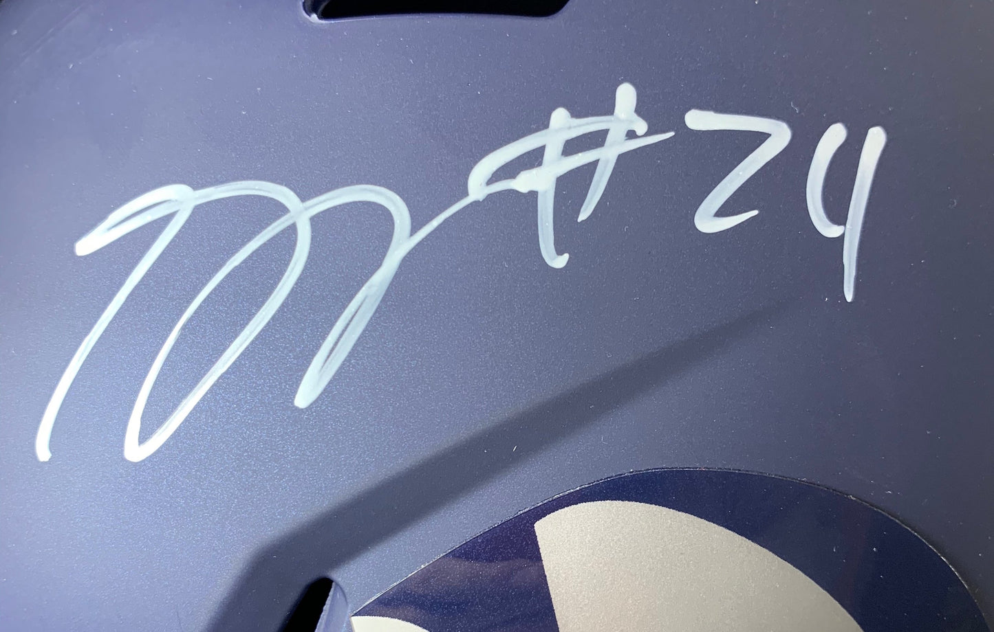 Stephon Gilmore autographed signed Full Size AMP Rep Helmet Patriots PSA COA