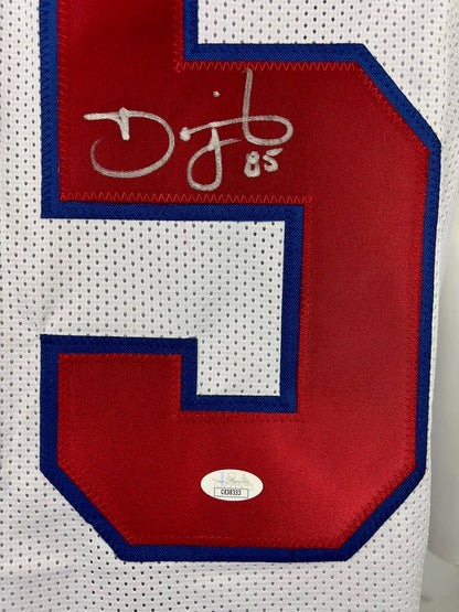 David Tyree autographed signed jersey NFL New York Giants JSA COA