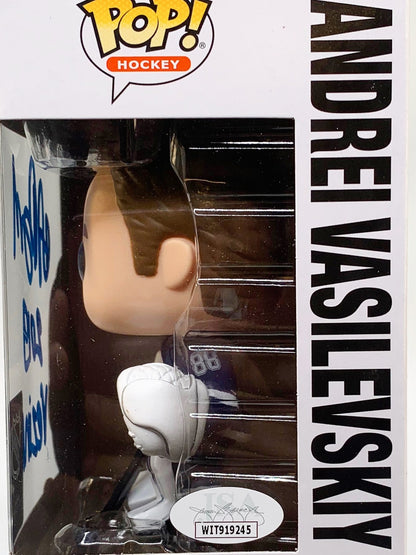 Andrei Vasilevskiy autographed signed inscribed funko pop Tampa Bay Lightning JSA