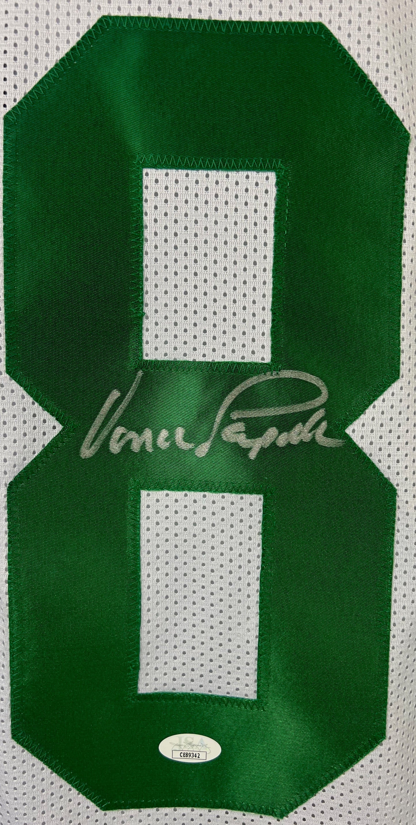 Vince Papale autographed signed jersey NFL Philadelphia Eagles JSA COA