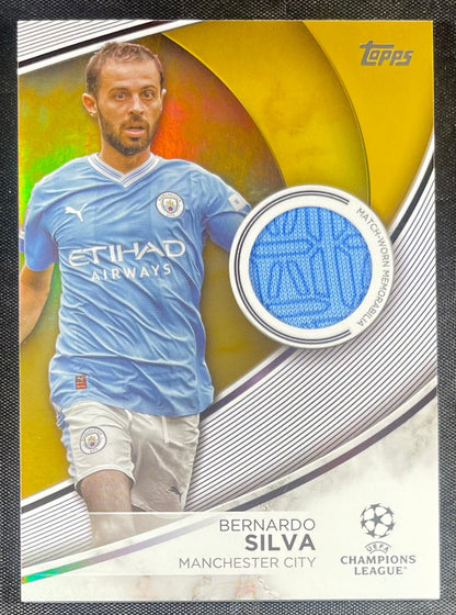 Bernardo Silva 2023 Topps Superstar Gold Game Worn /50 Relic TS-BS