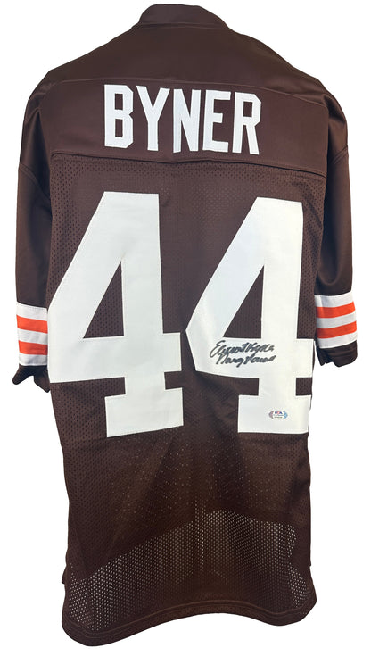Earnest Byner autographed signed inscribed professional jersey PSA ITP COA