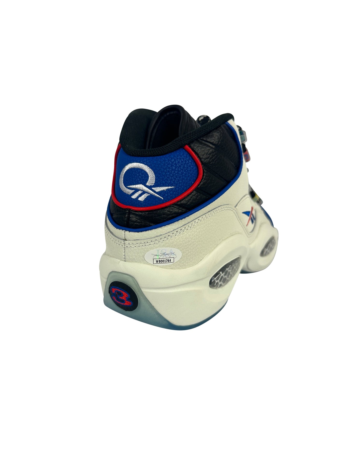 Allen Iverson autographed signed Sneaker pair Philadelphia 76er's JSA COA