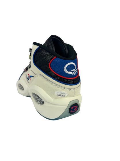 Allen Iverson autographed signed Sneaker pair Philadelphia 76er's JSA COA