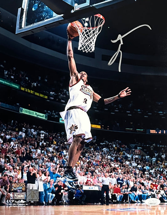 Allen Iverson autographed signed 11x14 photo Philadelphia 76ers NBA JSA COA