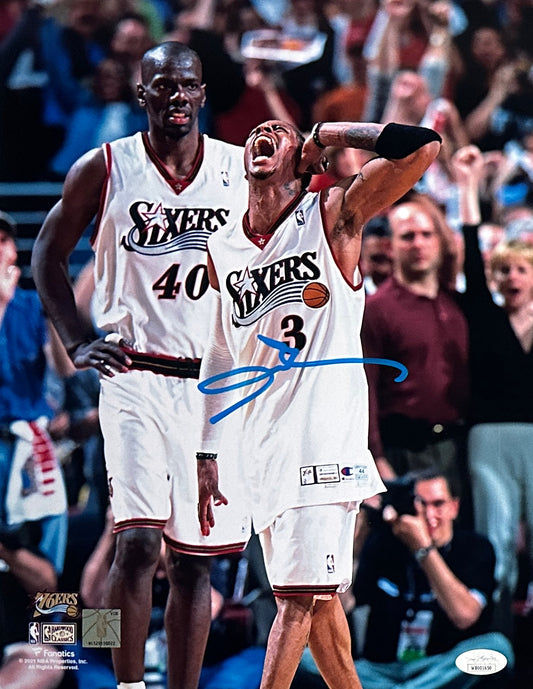 Allen Iverson autographed signed 11x14 photo Philadelphia 76ers NBA JSA COA