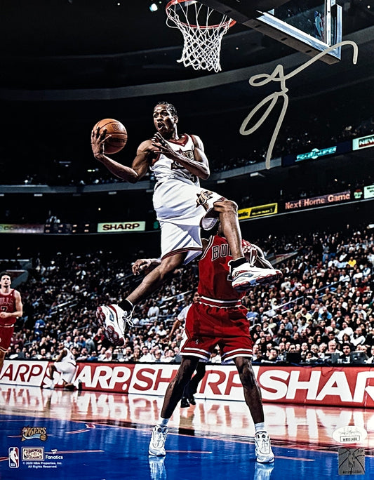 Allen Iverson autographed signed 11x14 photo Philadelphia 76ers NBA JSA COA