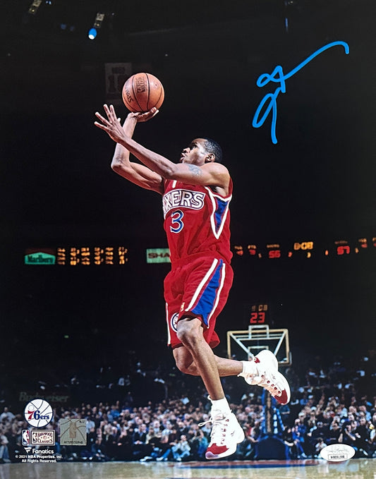 Allen Iverson autographed signed 11x14 photo Philadelphia 76ers NBA JSA COA