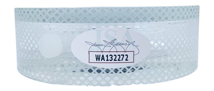 Victor Hedman autograph signed Game Used Ice puck Tampa Bay Lightning JSA COA