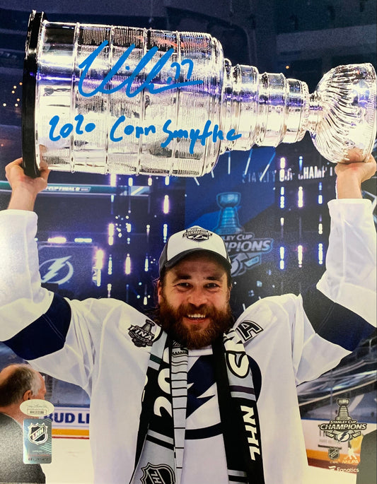 Victor Hedman autographed signed inscribed 11x14 photo Tampa Bay Lightning JSA