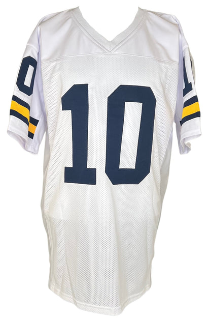 DEVIN BUSH AUTOGRAPHED SIGNED WHITE PRO STYLE JERSEY JSA COA