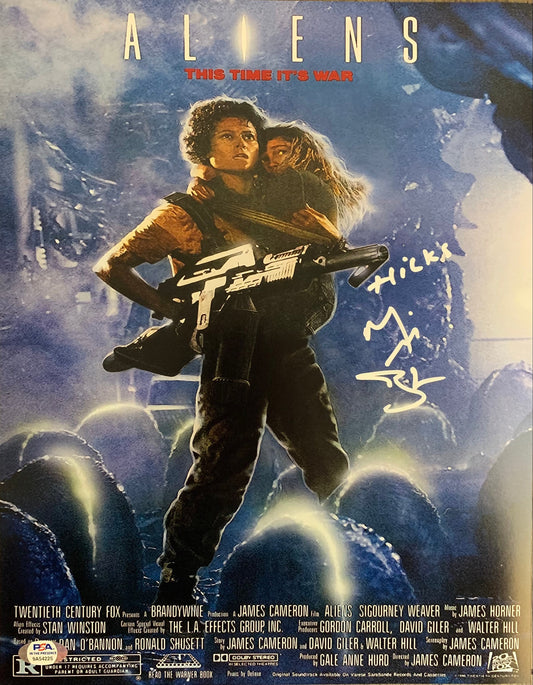 Michael Biehn autographed signed inscribed 11x14 photo Aliens PSA COA Hicks