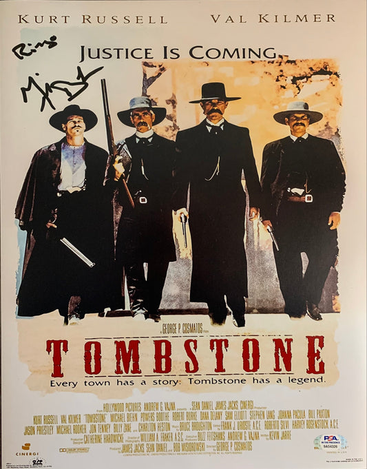 Michael Biehn autographed signed inscribed 11x14 photo Tombstone PSA COA Ringo