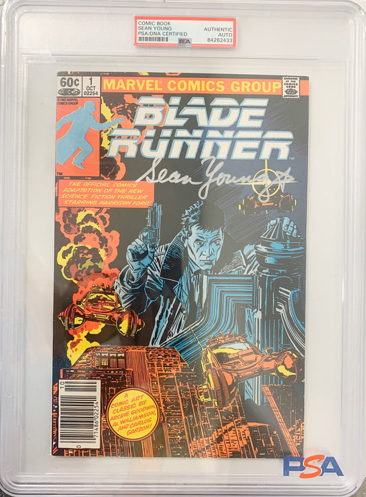 Sean Young autographed signed Comic Book Blade Runner PSA Encapsulated Rachael