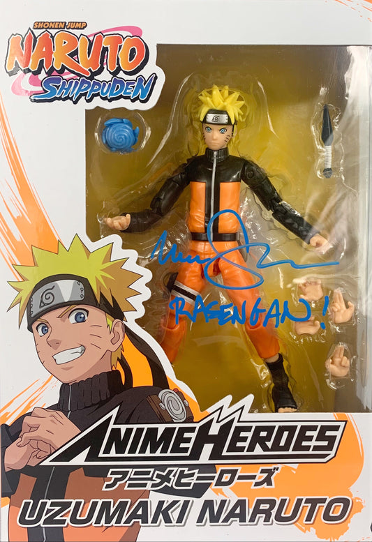 Maile Flanagan Naruto autographed inscribed Action Figure PSA Naruto Shippuden